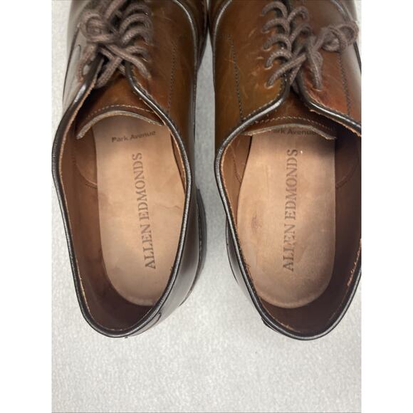 Allen Edmonds Park Avenue 10.5D Dark Chili Brown Oxfords - w/ Original Box main image 4